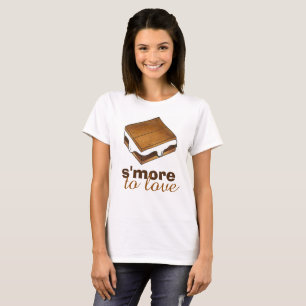 S more to Kärlek Chocolate Campfire Camp S mres Te T Shirt