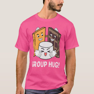 S Mores Group Hug Camping Chocolate Marshmallow T Shirt