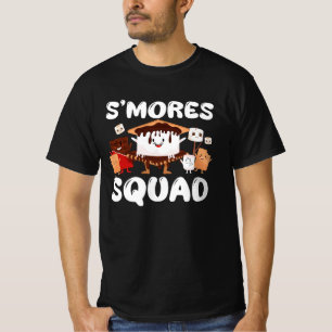 S:mores Marshmallow Funny Smores Squad Camping Ca T Shirt