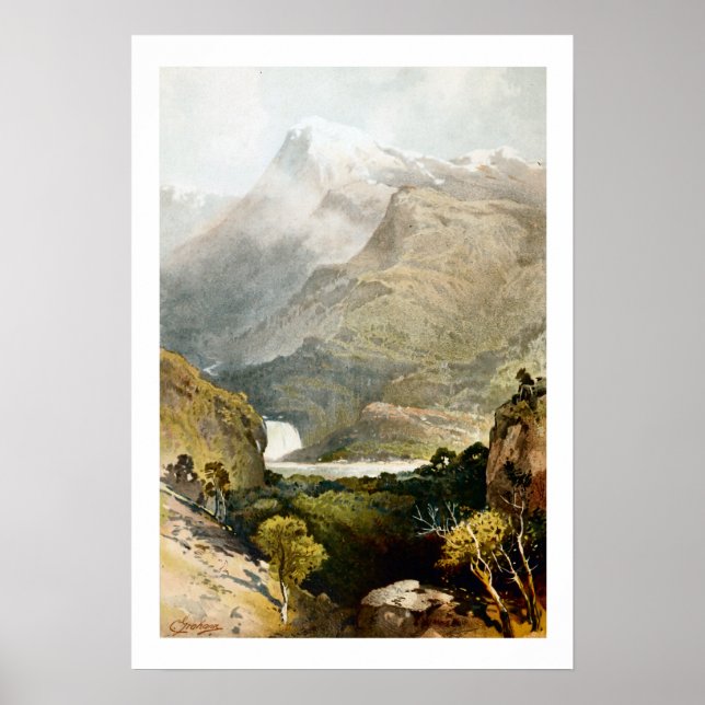 S Mount Kosciuszko Australia Archival print Poster (Framsidan)