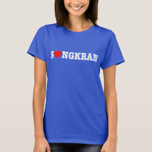 S ❤ NGKRAN ~ Heart (Kärlek) Songkran Tröja