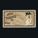 S"no"w Peeking Snögubbe Gift-Märkre | Jul Fraktsedel<br><div class="desc">Julfästare Märkre. ⭐ Produkten är 100 % Anpassade. Grafik och/eller text kan läggas till, tas bort, flyttat, storleksändras, bytas runt, roteras osv.. ⭐ Den här produkten är Anpassadet 100 %. Grafik och/eller text kan läggas till, tas bort, flyttat, storleksändras, bytas runt, roteras osv. 99 % av mina designar i min...</div>