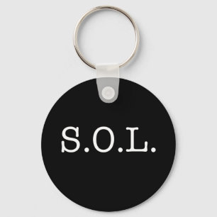 S.O.L. Slangcitationstecken - Nyckelring