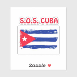 S.O.S. CUBA KLISTERMÄRKEN