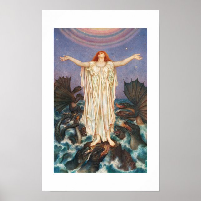 S.O.S. | Evelyn De Morgan Poster (Framsidan)