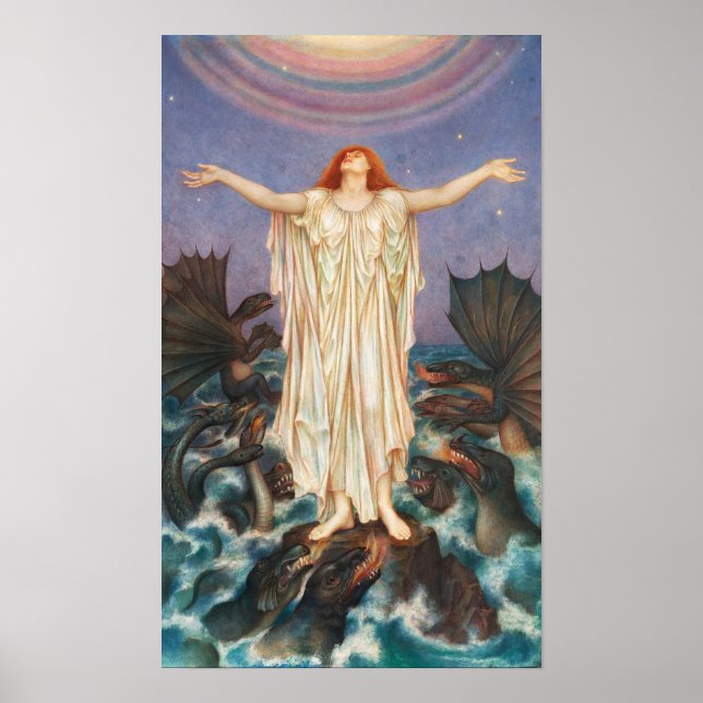 S.O.S. | Evelyn De Morgan Poster (Framsidan)