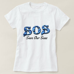 "S.O.S ~ Spara Vårt havs vattenmeddelande av Aleta Tröja