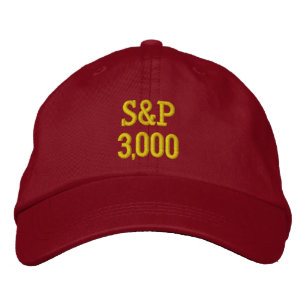 S&P 3000 pekar Broderad Keps