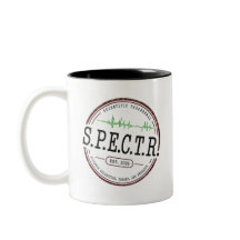 S.P.E.C.T.R. Logotyp Kaffemugge | Förhäxade Hjärta