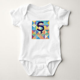 S på min bröstkorgbomull Onesy Tee Shirt