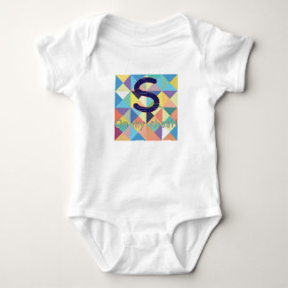 S på min bröstkorgbomull Onesy Tee Shirt