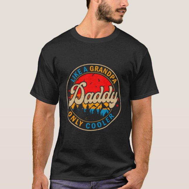 S pappa som en morfar bara er Fars dag T Shirt (Framsida)
