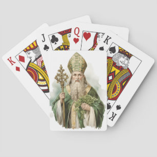 S. PATRICK SHAMROCKS IRISH IRLAND ST PATTY CASINOKORT