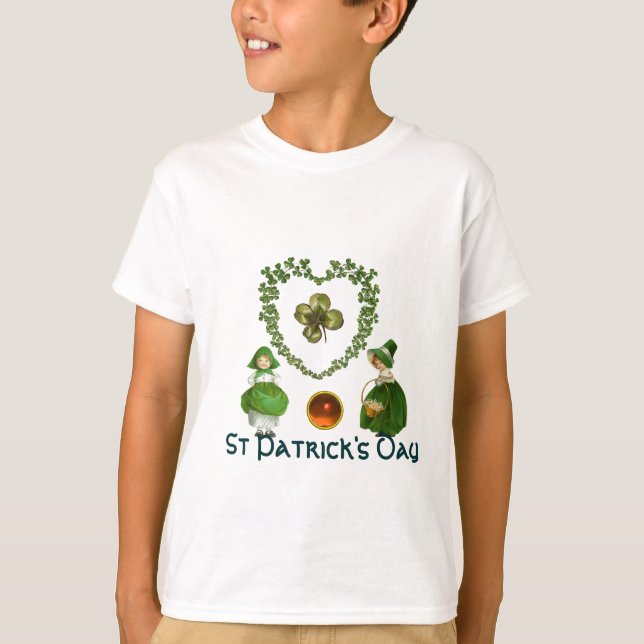 S. PATRICK'S CELTIC HEART T-SHIRT (Framsida)