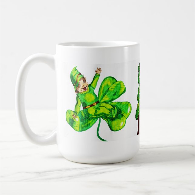 S. PATRICK'S DAY BABY LEPRECHAUN KAFFEMUGG (Vänster)