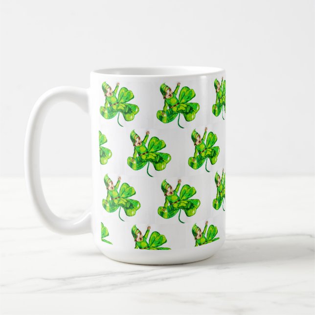 S. PATRICK'S DAY BABY LEPRECHAUN KAFFEMUGG (Vänster)