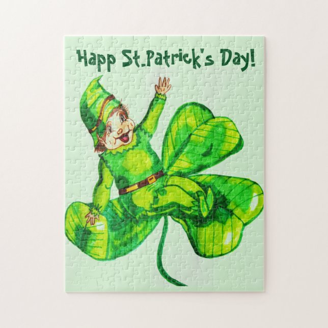 S. PATRICK'S DAY BABY LEPRECHAUN PUSSEL (Vertikal)