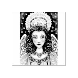 S. PATRICK'S DAY IRISH ANGEL GUBBER FRIMÄRKE STÄMPEL