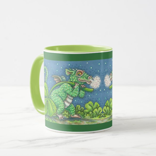 S. PATRICK'S DAY IRISH DRAGON MUGG Anpassa (Framsida vänster)