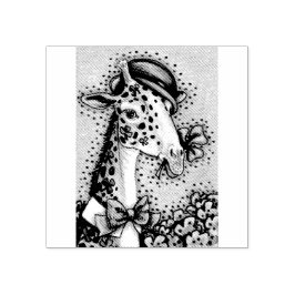 S. PATRICK'S DAY IRISH GIRAFFE GUBBER FRIMÄRKE STÄMPEL