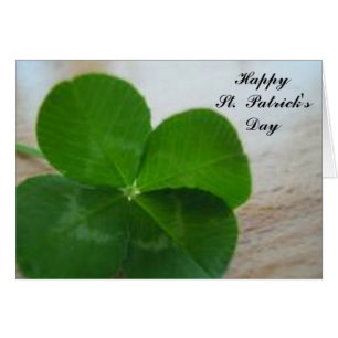 S. PATRICK'S DAY IRISH TUR card Hälsningskort