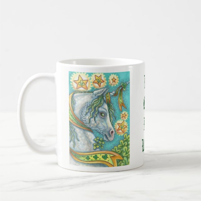 S. PATRICK'S DAY IRISH UNICORN MUGG (Vänster)