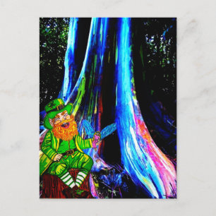 S. PATRICK'S DAY LEPRECHAUN AND FAIRY HELG VYKORT