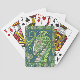 S. PATRICKS GRÖNT SHAMROCK DRAGON, IRISH FANTASY CASINOKORT