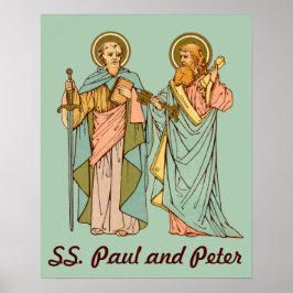 S. Paul och Peter, Apostles (RLS 13 & 14) Poster