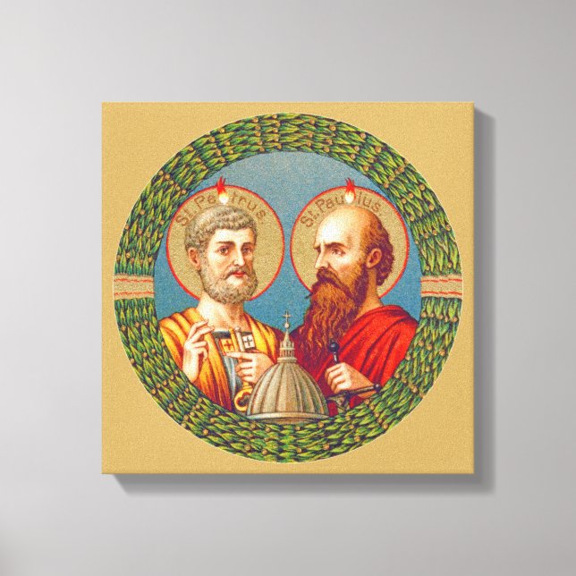 S. Peter och Paul, Apostles (JMAS 01) Canvastryck (Framsida)
