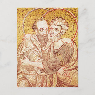 S. Peter och Paul Embracing Vykort