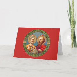 S. Peter och Paul (JMAS 01) Blankt gratulationskor Kort