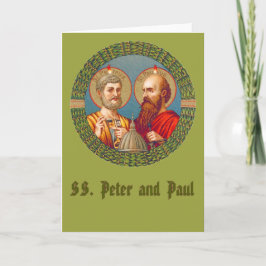 S. Peter och Paul (JMAS 01) Blankt gratulationskor Kort