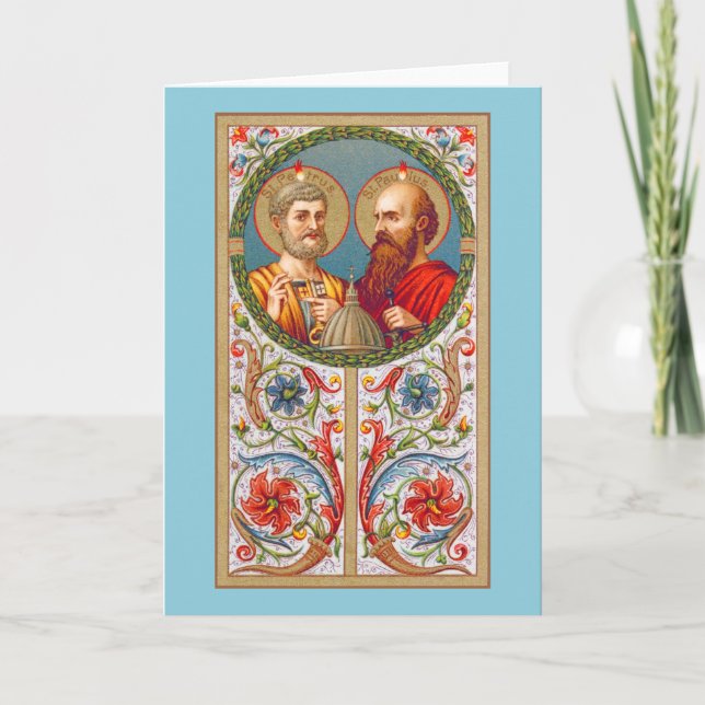 S. Peter och Paul (JMAS 01) Blankt gratulationskor Kort (Framsida)