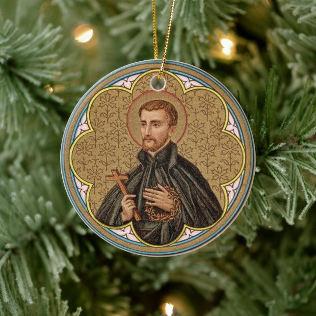 S. Petrus Claver (BK 058) Julgransprydnad Keramik (Träd)
