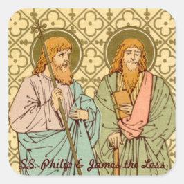 S. Philip & James the Less (RLS 15) Fyrkantigt Klistermärke