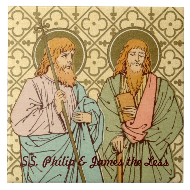 S. Philip & James the Less (RLS 15) Kakelplatta (Framsidan)
