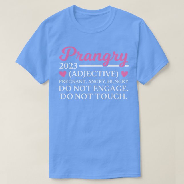 s Pregnant pregnancy declaration 2023 896 T Shirt (Design framsida)