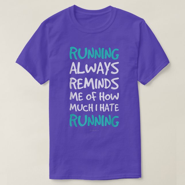 s Running Motivation Marathon Springer Gift Funny T Shirt (Design framsida)