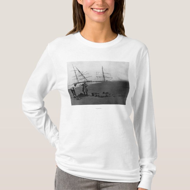 S.S. Alice McDonald haveriIlwaco peninsula Tröja (Framsida)