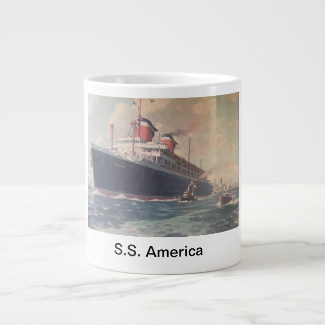 "S.S. America 1940" Jumbo Mugg (Framsidan)