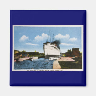 S.S. Assiniboia på Sault Ste. Marie Ontario, CA Magnet