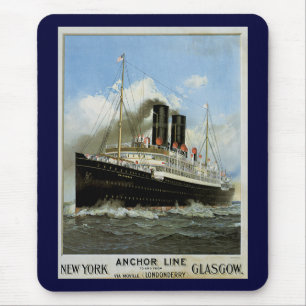 S.S. Caledonia - New York till och från Glasgow Musmatta