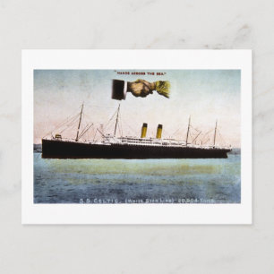 S.S. Celtic (White Star Line) 20 904 ton Vykort