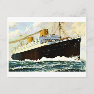 S.S. Columbus - Vintage Vykort