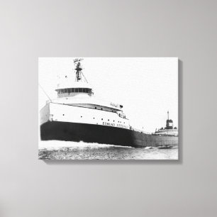 S.S. Edmund Fitzgerald Canvastryck