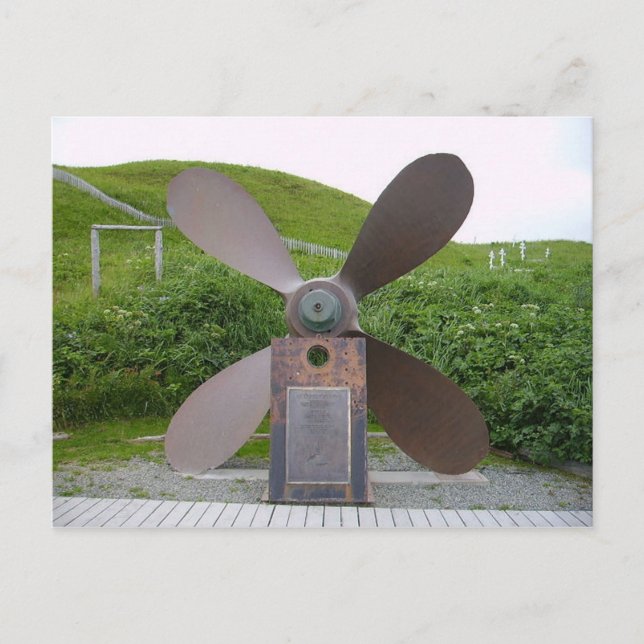 S.S. Nordvästlig Minnesmärke, Unalaska, AK Meddelande Vykort (Framsida)