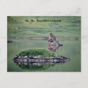 S.S. Nordvästlig, Unalaska ö Meddelande Vykort