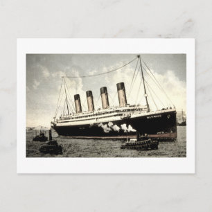 S.S. Olympic Star, White Star Line, 1913 Vykort