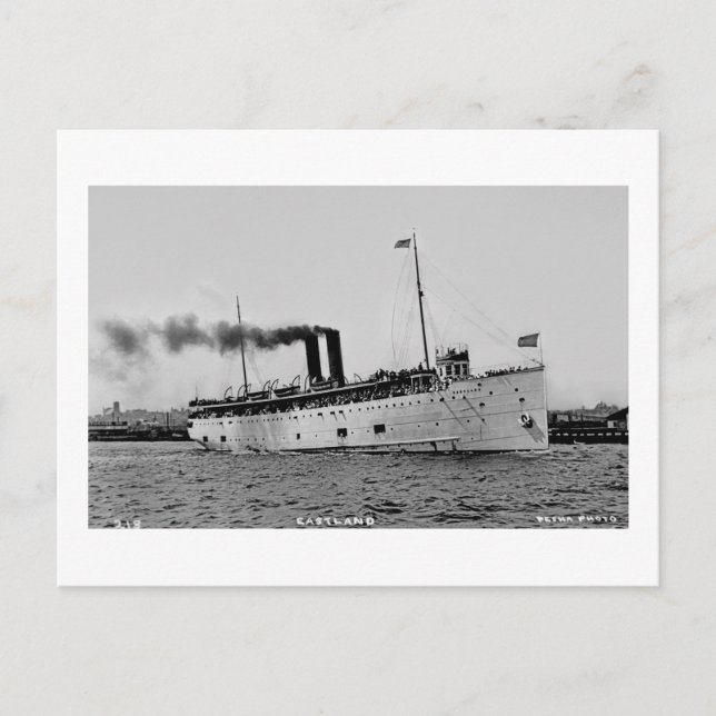 S.S. Öster fotograferat av Pesha Postcard Co Vykort (Framsida)